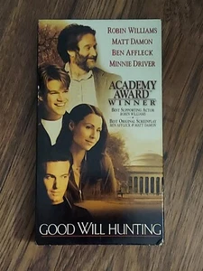Good Will Hunting (VHS, 1998) Robin Williams Matt Damon Ben Affleck VG - Picture 1 of 3