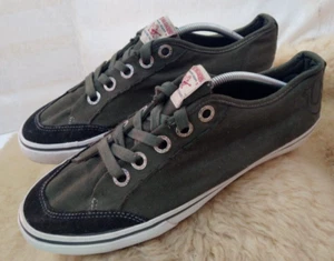 TRUE RELIGION MENS CASUAL ATHLETIC SNEAKERS CANVAS SHOE SIZE 12 GREEN - NICE! - Picture 1 of 17