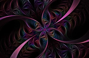 New Premium Abstract Multicolor Spiral Wall Art Poster OR Canvas Size A4-A1 - Picture 1 of 3