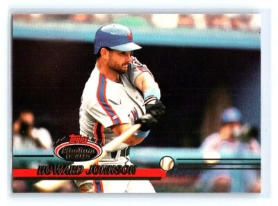 1993 Topps Stadium Club Howard Johnson New York Mets #404 - Image 1 of 2