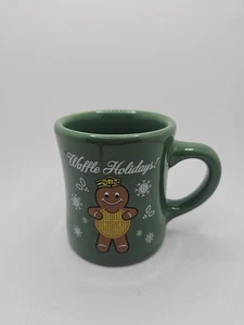 Waffle House 2016 grün Weihnachten Kaffeebecher Tasse limitierte Auflage Lebkuchenmann - Bild 1 von 4