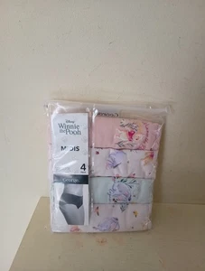 George Ladies' Pack Of 4 Disney Winnie The Pooh Midis Briefs - UK 10, 14, 16 - Picture 1 of 5