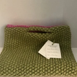 Knitting Fever Inc. Debbie Bliss Hand Knit Hand bag 12” x 10” - Picture 1 of 7