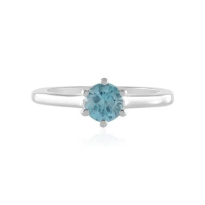 Cavill Zirkon Ring 0,78ct Sterlingsilber Platin Rund Damen Elegant - Bild 1 von 6