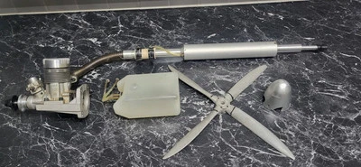 Graupner OS BX-1  mit Schalldämpfer und Zubehör  - Bild 1 von 4