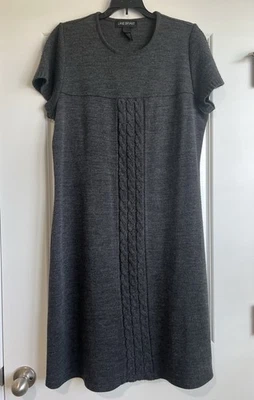 Lane Bryant Women’s Heather Gray Short Sleeve Dress Size 14/16 - Image 1 of 4