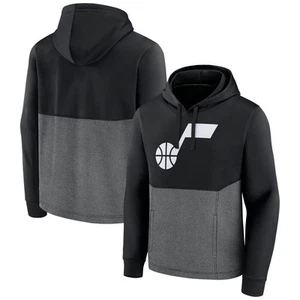 Men's Fanatics Black Utah Jazz Winter Camp Pullover Hoodie - Picture 1 of 3