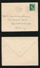 GB KING EDWARD 8th HALFPENNY FRANKING 1937 UNSEALED ENV BRIGHTON + HOVE LOCAL