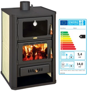 Estufa de Leña Caldera Horno Cocina 5.4 + 14 kw - Prity FG W15 - Imagen 1 de 7