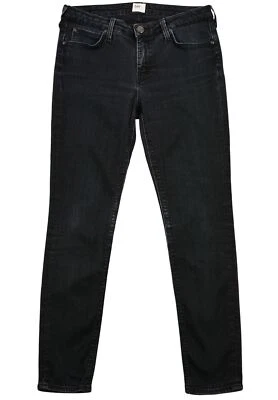 Lee Stretch Deluxe SCARLETT Women's Skinny Mid Rise Jeans Black Denim W31/L31 - Image 1 of 4