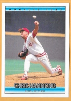 CHRIS HAMMOND CINCINNATI REDS #172 - DONRUSS NM-MT 1992 - Image 1 of 2