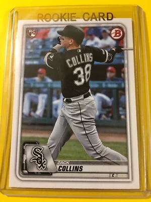 🔥🔥2020 Bowman ZACK COLLINS ROOKIE Paper Base #48 RC Chicago White Sox - Image 1 of 2