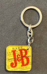 Vintage portachiavi in plexiglass Whisky J&B keyring keychain - Picture 1 of 4