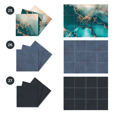 WALPLUS Peel and Stick Splashback Self Adhesive Wall Tiles Sticker Quotes Transfer DIY