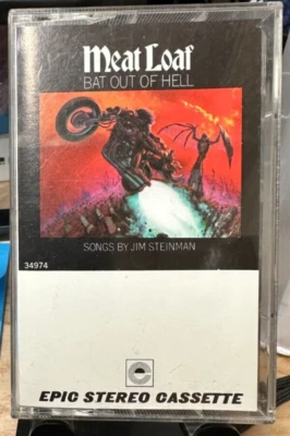 VINTAGE CASSETTE MEAT LOAF BAT OUT OF HELL PARADISE BY THE DASHBOARD LIGHTS - Image 1 of 4