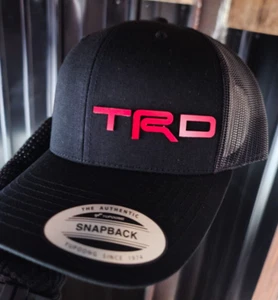 TRD Trucker Hat TRD Cap Tundra Headwear Toyota Racing Tacoma Caps Camry TRD - Picture 1 of 3