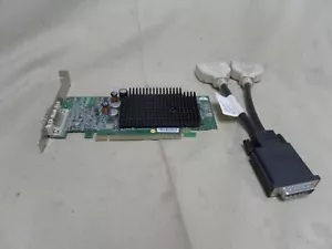 ATI Radeon 256MB PCI-E Video Card E-G012-05-2436(B) + Molex Dual DVI Y Splitter - Picture 1 of 6