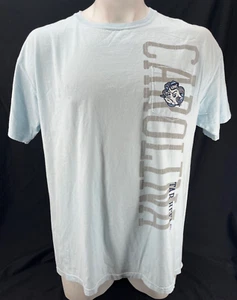 NEW UNC North Carolina Tar Heels Comfort Wash Blue Pocket Tee Shirt Men's L - Picture 1 of 10