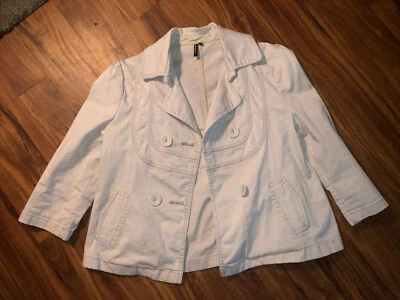 Chaqueta Swing Damas M Caqui Beige Manga 3/4 Foto 1 de 4