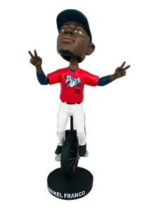MAIKEL FRANCO LEHIGH VALLEY IRON PIGS PHILLIES 2015 CYCLE BOBBLEHEAD SGA - Picture 1 of 5
