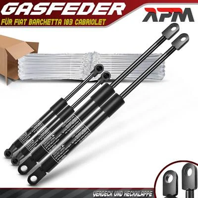 4x Gas Spring Damper Top + Tailgate for Fiat Barchetta 183 Cabriolet 95-05 - Image 1 of 4