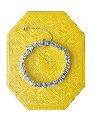 Nuevo Auténtico Brazalete Swarovski Rodio Blanco Brillante Cristal Millenia 5599202 Foto 1 de 4