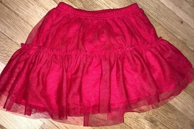 Pantalón Corto Tutú Rojo Circo Niñas Niños Talla S 6/6x Foto 1 de 2