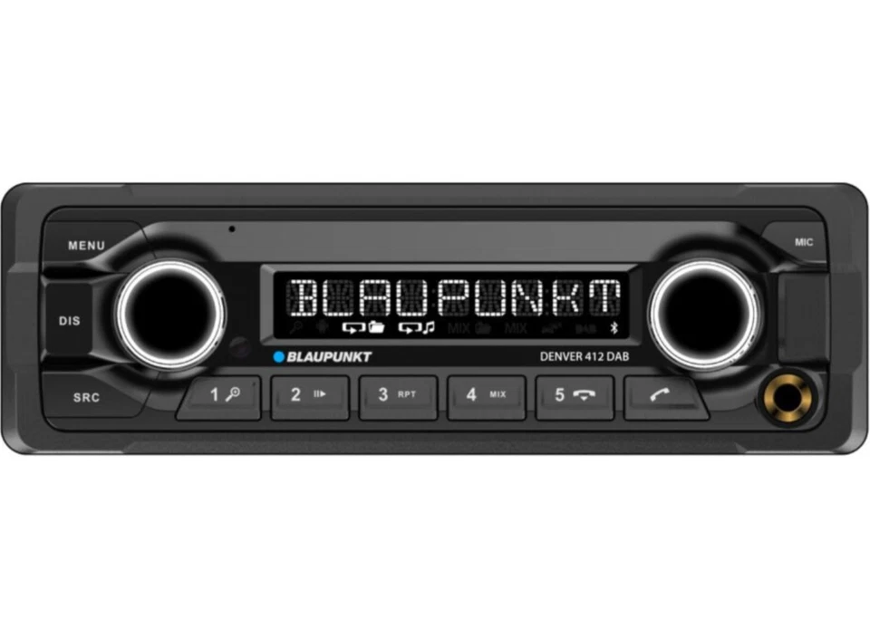 Blaupunkt Denver 412 DAB MP3-Autoradio DAB Bluetooth AUX-IN USB - Denver-412-DAB