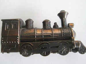Vintage Miniature Die-Cast Metal Train Steam Engine Pencil Sharpener - Picture 1 of 11