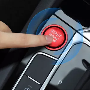 Car Engine Start Stop Switch Button Cover Ring For VW Golf 7 MK7 Jetta CC Arteon - Picture 1 of 12