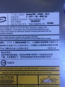 Cisco  Catalyst Express (WS-CE500-24LC) 24-Ports External Switch Managed - Picture 1 of 1