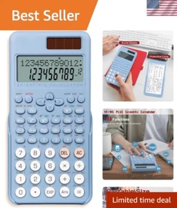 Compact 2-Line Display Scientific Calculator - Perfect for High School & College - Picture 1 of 8