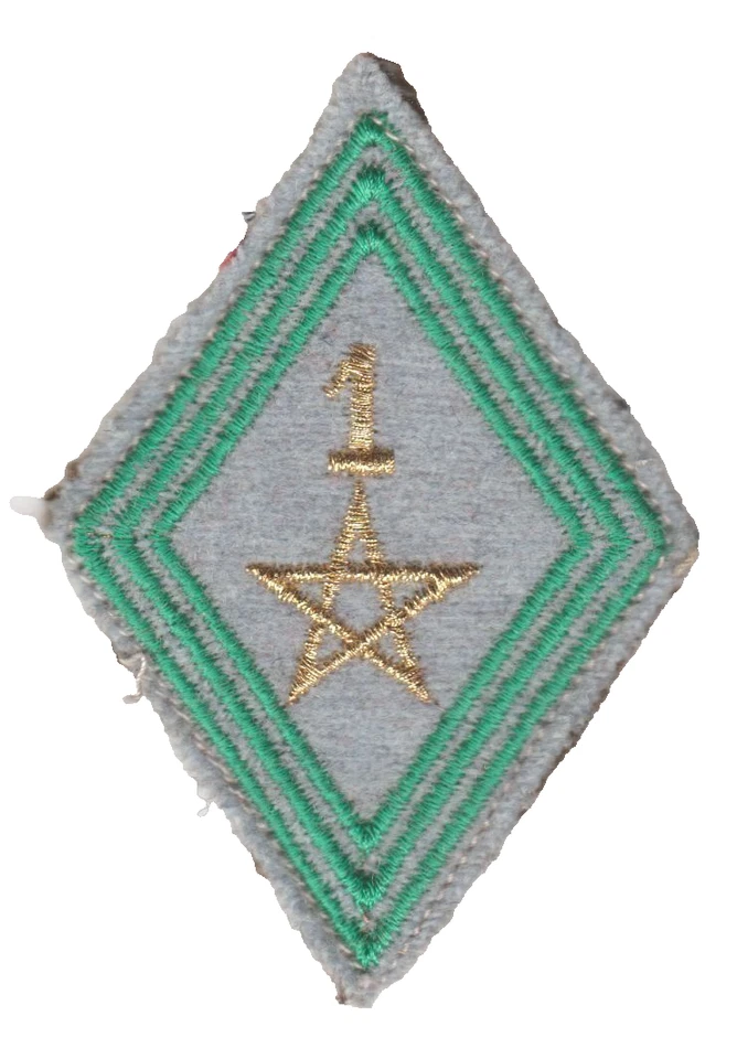 1er Regt de TIRAILLEURS MAROCAINS Losange de bras - modèle sous-Officier - Photo 1/1