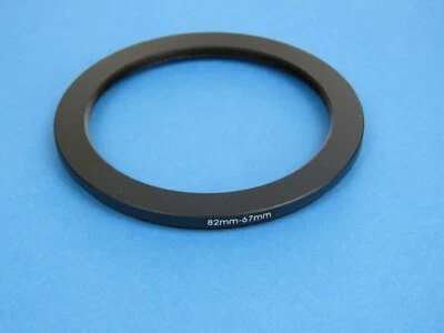 82mm to 67mm Stepping Step Down Ring Camera Lens Filter Adapter Ring 82-67mm - Image 1 of 2