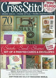 CROSS STITCHING, MAY, 2012 ISSUE, 252 PRINTED IN UK FREE BUMPER STITCH KIT - Picture 1 of 1