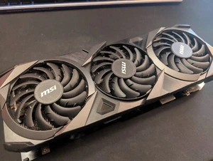 Original pour MSI RTX 3070 Ventus 3X Carte Graphique Refroidissement Dissipateur Thermique Plaque Arrière - Photo 1/4