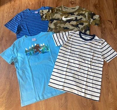 Boys Lot Of 4 HANNA ANDERSSON NIKE CREWCUTS Shirts Size 10 - Image 1 of 4