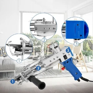 Cut or Loop Pile Electric Carpet Hand Tufting Gun Weaving Flocking Machines - Picture 1 of 14