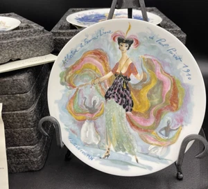 7 Plates HENRI D'ARCEAU Women of the Century LES FEMMES DU SIECLE Limoges - Picture 1 of 8