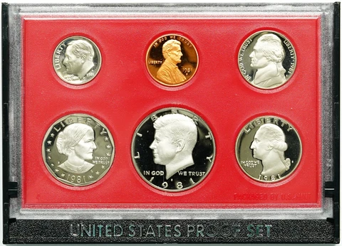 1981 United States Proof Set w/ OGP Cover