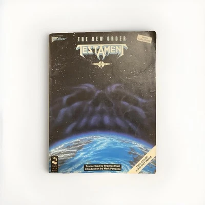 🔥💥Testament - The New Order - Guitar Tablature Tab Book - Alex Skolnick - 1991 Foto 1 de 4