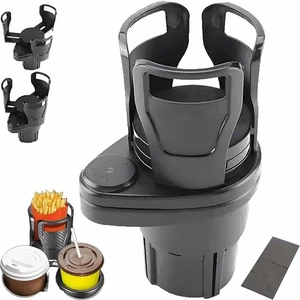 2 in 1 All Purpose Car Cup Holder Cup Holder Expander 20 Oz Drinks Mugs - Picture 1 of 8