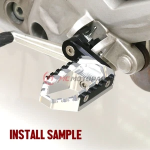 Silver 1.5 in Extend Front Cruise Foot Pegs For Tiger 955i 900 01-03 04 05 06 07 - Picture 1 of 6