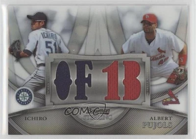 2010 Bowman Sterling Refractor /99 Ichiro Suzuki Albert Pujols #BL-10 HOF - Imagem 1 de 2