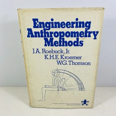 Engineering Anthropometry Methods by J A Roebuck Hardcover 1975 - image 1 of 4