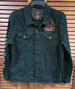 FNAF Five Nights at Freddy's Denim Jacket Security Breach Black SIZE XLARGE - Picture 1 of 9