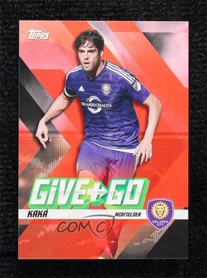 2017 Topps MLS Give & Go Red /10 Kaka Cyle Larin #GG-KL - Image 1 of 2
