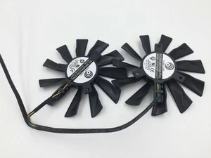 Paire Ventilateurs Ventilateur Refroidisseur pour MSI R9 290X 280X GTX 760 780Ti 770 PLD10010S12HH 94mm - Photo 1/4