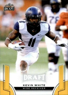Kevin White 2015 Leaf Draft Gold Parallel Card #35 - Image 1 of 2