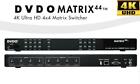 DVDO 4K/UHD 4x4 4:4 HDMI 2.0 Fast Matrix Switcher with IR/RS-232/IP Control